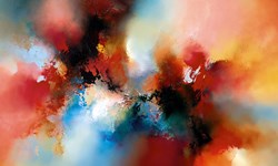 The Search For Harmony by Simon Kenny - Glazed Box Canvas sized 50x30 inches. Available from Whitewall Galleries