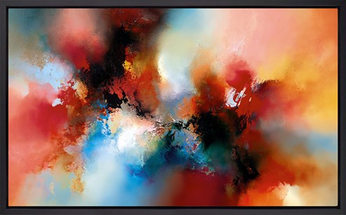 The Search For Harmony by Simon Kenny - Framed Glazed Box Canvas